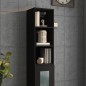 vidaXL Armario de pared madera contrachapada negro 34,5x32,5x90 cm vidaXL Armario de pared madera contrachapada negro 34,5x32,5x90 cm