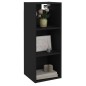 vidaXL Armario de pared madera contrachapada negro 34,5x32,5x90 cm vidaXL Armario de pared madera contrachapada negro 34,5x32,5x90 cm