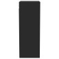 vidaXL Armario de pared madera contrachapada negro 34,5x32,5x90 cm vidaXL Armario de pared madera contrachapada negro 34,5x32,5x90 cm