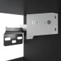 vidaXL Armario de pared madera contrachapada negro 34,5x32,5x90 cm vidaXL Armario de pared madera contrachapada negro 34,5x32,5x90 cm