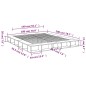 vidaXL Estructura de cama madera de ingeniería gris Sonoma 180x200 cm vidaXL Estructura de cama madera de ingeniería gris Sonoma 180x200 cm