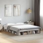 vidaXL Estructura de cama madera de ingeniería gris Sonoma 150x200 cm vidaXL Estructura de cama madera de ingeniería gris Sonoma 150x200 cm