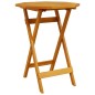 vidaXL Juego bistró pleglable 3 piezas madera maciza acacia