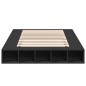 vidaXL Estructura de cama madera de ingeniería negra 140x190 cm vidaXL Estructura de cama madera de ingeniería negra 140x190 cm
