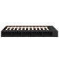 vidaXL Estructura de cama madera de ingeniería negra 140x190 cm vidaXL Estructura de cama madera de ingeniería negra 140x190 cm