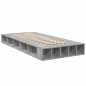 vidaXL Estructura de cama madera de ingeniería gris Sonoma 100x200 cm vidaXL Estructura de cama madera de ingeniería gris Sonoma 100x200 cm