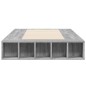 vidaXL Estructura de cama madera de ingeniería gris Sonoma 100x200 cm vidaXL Estructura de cama madera de ingeniería gris Sonoma 100x200 cm