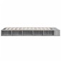 vidaXL Estructura de cama madera de ingeniería gris Sonoma 100x200 cm vidaXL Estructura de cama madera de ingeniería gris Sonoma 100x200 cm