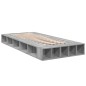 vidaXL Estructura de cama madera de ingeniería gris Sonoma 90x190 cm vidaXL Estructura de cama madera de ingeniería gris Sonoma 90x190 cm