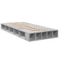 vidaXL Estructura de cama madera de ingeniería gris hormigón 75x190 cm vidaXL Estructura de cama madera de ingeniería gris hormigón 75x190 cm