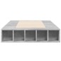vidaXL Estructura de cama madera de ingeniería gris hormigón 75x190 cm vidaXL Estructura de cama madera de ingeniería gris hormigón 75x190 cm