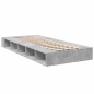 vidaXL Estructura de cama madera de ingeniería gris hormigón 75x190 cm vidaXL Estructura de cama madera de ingeniería gris hormigón 75x190 cm