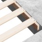 vidaXL Estructura de cama madera de ingeniería gris hormigón 75x190 cm vidaXL Estructura de cama madera de ingeniería gris hormigón 75x190 cm