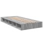 vidaXL Estructura de cama madera de ingeniería gris Sonoma 75x190 cm vidaXL Estructura de cama madera de ingeniería gris Sonoma 75x190 cm