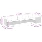 vidaXL Set de muebles de jardín 6 pzas y cojines ratán sintético gris vidaXL Set de muebles de jardín 6 pzas y cojines ratán sintético gris