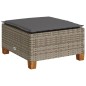 vidaXL Set de sofás de jardín 7 pzas con cojines ratán sintético gris vidaXL Set de sofás de jardín 7 pzas con cojines ratán sintético gris