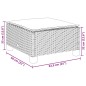 vidaXL Set de sofás de jardín 7 pzas con cojines ratán sintético gris vidaXL Set de sofás de jardín 7 pzas con cojines ratán sintético gris