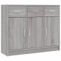 vidaXL Aparador madera de ingeniería gris Sonoma 91x28x75 cm