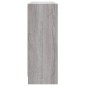 vidaXL Aparador madera de ingeniería gris Sonoma 91x28x75 cm