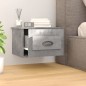 vidaXL Mesita de noche de pared 2 uds color gris hormigón 41,5x36x28cm vidaXL Mesita de noche de pared 2 uds color gris hormigón 41,5x36x28cm