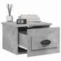 vidaXL Mesita de noche de pared 2 uds color gris hormigón 41,5x36x28cm vidaXL Mesita de noche de pared 2 uds color gris hormigón 41,5x36x28cm