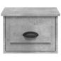 vidaXL Mesita de noche de pared 2 uds color gris hormigón 41,5x36x28cm vidaXL Mesita de noche de pared 2 uds color gris hormigón 41,5x36x28cm