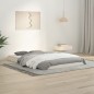 vidaXL Estructura de cama madera maciza de pino blanco 120x190 cm
