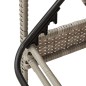 vidaXL Tumbona con cojín ratán sintético gris claro 63x200x81 cm vidaXL Tumbona con cojín ratán sintético gris claro 63x200x81 cm