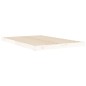 vidaXL Estructura de cama madera maciza de pino blanco 120x190 cm