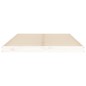 vidaXL Estructura de cama madera maciza de pino blanco 120x190 cm