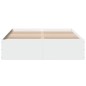 vidaXL Estructura de cama madera de ingeniería blanca 120x190 cm vidaXL Estructura de cama madera de ingeniería blanca 120x190 cm