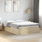 vidaXL Estructura de cama madera de ingeniería roble Sonoma 120x200 cm vidaXL Estructura de cama madera de ingeniería roble Sonoma 120x200 cm