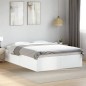 vidaXL Estructura de cama madera de ingeniería blanca 140x200 cm vidaXL Estructura de cama madera de ingeniería blanca 140x200 cm