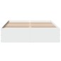 vidaXL Estructura de cama madera de ingeniería blanca 140x200 cm vidaXL Estructura de cama madera de ingeniería blanca 140x200 cm