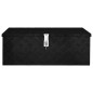vidaXL Caja de almacenaje de aluminio negro 80x39x30 cm vidaXL Caja de almacenaje de aluminio negro 80x39x30 cm
