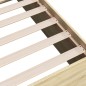 vidaXL Estructura de cama madera de ingeniería roble Sonoma 180x200 cm