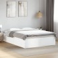 vidaXL Estructura de cama madera de ingeniería blanca 120x200 cm