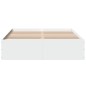 vidaXL Estructura de cama madera de ingeniería blanca 120x200 cm
