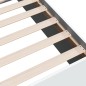 vidaXL Estructura de cama madera de ingeniería blanca 120x200 cm