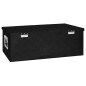 vidaXL Caja de almacenaje de aluminio negro 80x39x30 cm vidaXL Caja de almacenaje de aluminio negro 80x39x30 cm