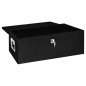 vidaXL Caja de almacenaje de aluminio negro 80x39x30 cm vidaXL Caja de almacenaje de aluminio negro 80x39x30 cm