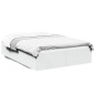 vidaXL Estructura de cama madera de ingeniería blanca 140x190 cm vidaXL Estructura de cama madera de ingeniería blanca 140x190 cm