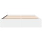 vidaXL Estructura de cama madera de ingeniería blanca 160x200 cm vidaXL Estructura de cama madera de ingeniería blanca 160x200 cm