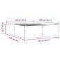 vidaXL Estructura de cama madera de ingeniería marrón roble 150x200 cm vidaXL Estructura de cama madera de ingeniería marrón roble 150x200 cm