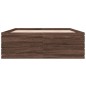 vidaXL Estructura de cama madera de ingeniería marrón roble 140x190 cm vidaXL Estructura de cama madera de ingeniería marrón roble 140x190 cm