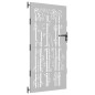 vidaXL Puerta de jardín acero corten diseño bambú 85x175 cm vidaXL Puerta de jardín acero corten diseño bambú 85x175 cm