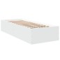 vidaXL Estructura de cama madera de ingeniería blanca 90x190 cm vidaXL Estructura de cama madera de ingeniería blanca 90x190 cm