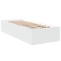 vidaXL Estructura de cama madera de ingeniería blanca 90x190 cm vidaXL Estructura de cama madera de ingeniería blanca 90x190 cm