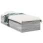 vidaXL Estructura de cama madera de ingeniería gris Sonoma 90x200 cm vidaXL Estructura de cama madera de ingeniería gris Sonoma 90x200 cm