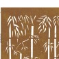 vidaXL Puerta de jardín acero corten diseño bambú 85x175 cm vidaXL Puerta de jardín acero corten diseño bambú 85x175 cm